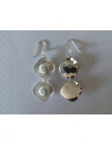 LE 0081 Ohrringe Shiva Auge Silber