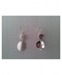 LE 0083 Brincos Olho Shiva Prata 2