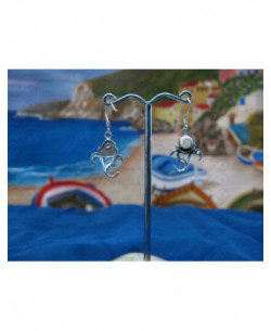 LE 0084 Orecchini in Argento con Occhio di Shiva