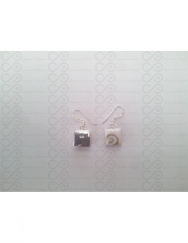 LE 0085 Ohrringe Shiva Auge Silber