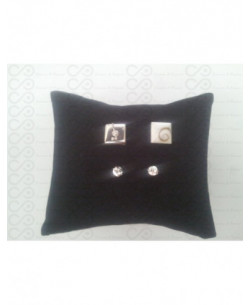 LE 0085s Pendientes Shiva Ojo Plata 2