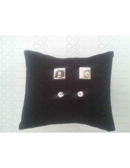 LE 0085s Pendientes Shiva Ojo Plata