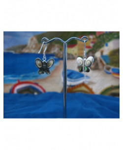 LE 0086gr Pendientes Shiva Ojo Plata