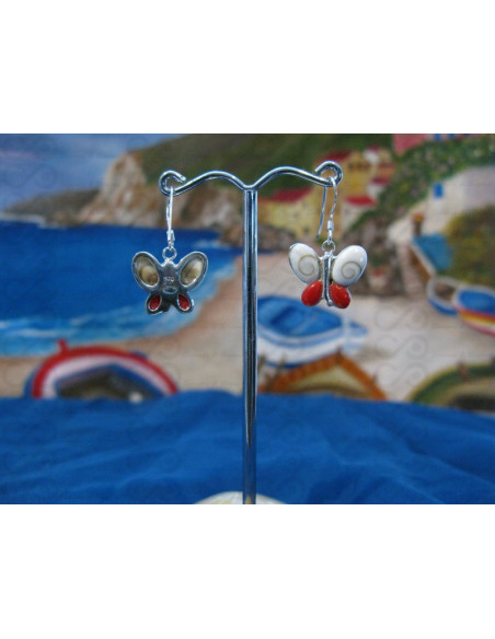 LE 0086re Ohrringe Shiva Auge Silber