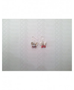 LE 0086re Earrings Shiva Eye Shell Silver 2