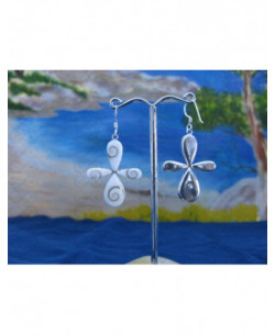 LE 0087 Ohrringe Shiva Auge Silber