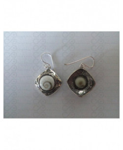 LE 0090 Ohrringe Shiva Auge Silber 2