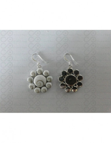 LE 0091 Ohrringe Shiva Auge Silber