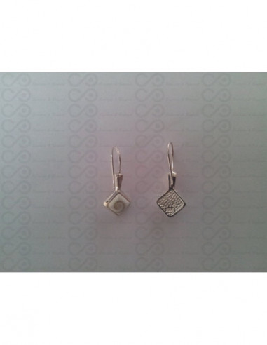 LE 0094 Boucles d'oreilles Shiva Oeil Argent