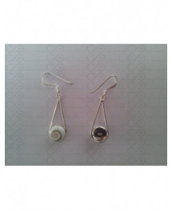 LE 0099 Ohrringe Shiva Auge Silber 2