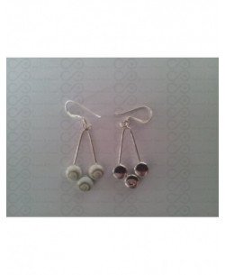 LE 0103 Pendientes Shiva Ojo Plata 2