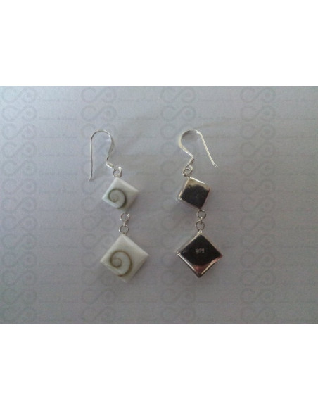 LE 0107 Ohrringe Shiva Auge Silber