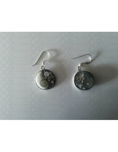 LE 0108 Orecchini in Argento con Occhio di Shiva