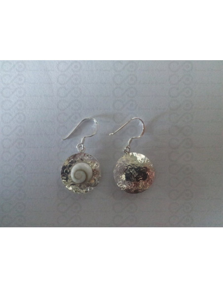 LE 0109 Ohrringe Shiva Auge Silber