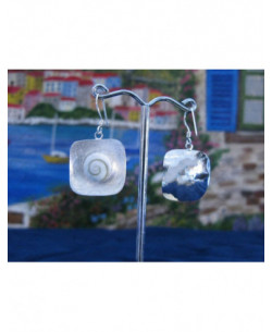 LE 0110sq Ohrringe Shiva Auge Silber