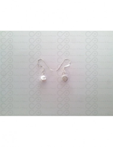 LE 0124 Pendientes Shiva Ojo Plata