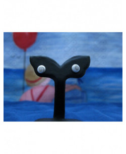 LE 0124s Ohrringe Shiva Auge Silber