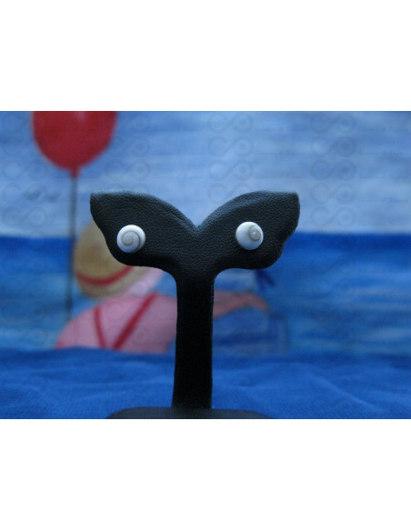 LE 0124s Pendientes Shiva Ojo Plata