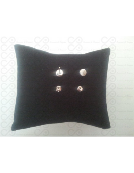 LE 0124s Boucles d'oreilles Shiva Oeil Argent