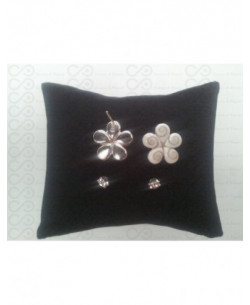 LE 0130s Boucles d'oreilles Shiva Oeil Argent 2