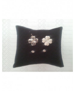 LE 0131s Pendientes Shiva Ojo Plata 2