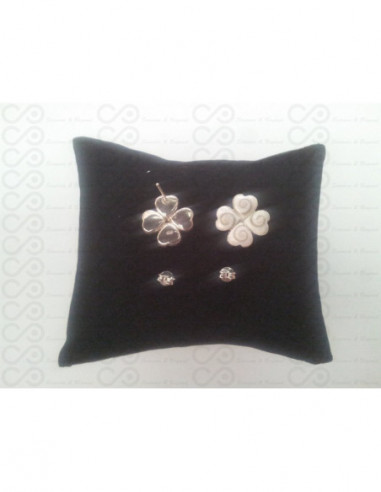 LE 0131s Boucles d'oreilles Shiva Oeil Argent