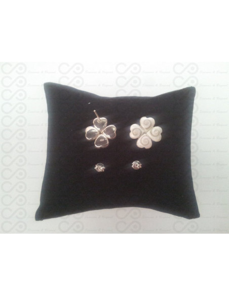 LE 0131s Boucles d'oreilles Shiva Oeil Argent