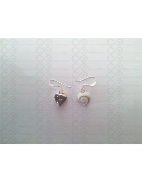 LE 0139 Boucles d'oreilles Shiva Oeil Argent