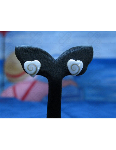 LE 0139s Boucles d'oreilles Shiva Oeil Argent