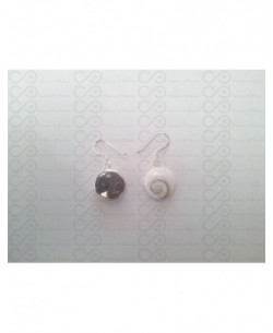 LE 0142 Boucles d'oreilles Shiva Oeil Argent 2