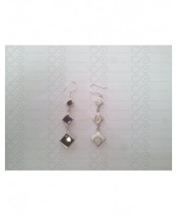 LE 0146 Earrings Shiva Eye Shell Silver 2