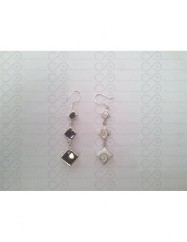 LE 0146 Orecchini in Argento con Occhio di Shiva