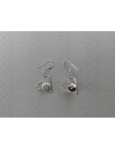 LE 0156 Ohrringe Shiva Auge Silber