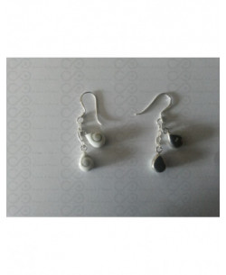 LE 0161 Orecchini in Argento con Occhio di Shiva 2