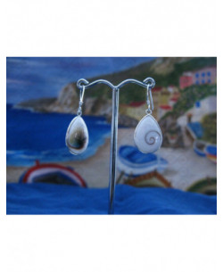 LE 0177 Orecchini in Argento con Occhio di Shiva