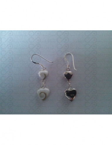 LE 0187 Pendientes Shiva Ojo Plata