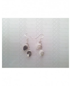 LE 0189 Boucles d'oreilles Shiva Oeil Argent 2