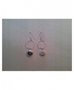 LE 0192 Ohrringe Shiva Auge Silber 2