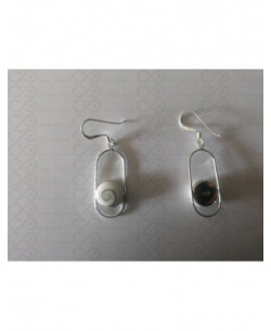 LE 0193 Orecchini in Argento con Occhio di Shiva 2