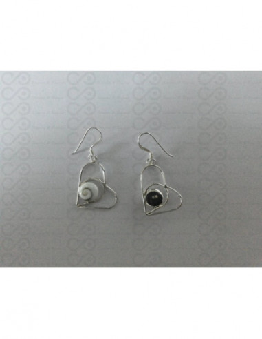 LE 0195 Orecchini in Argento con Occhio di Shiva