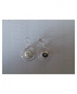 LE 0199 Pendientes Shiva Ojo Plata 2