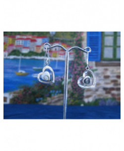 LE 0200 Pendientes Shiva Ojo Plata