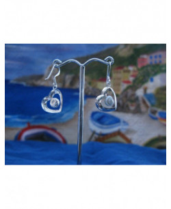 LE 0201 Pendientes Shiva Ojo Plata