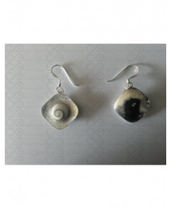 LE 0202ro Orecchini in Argento con Occhio di Shiva 2