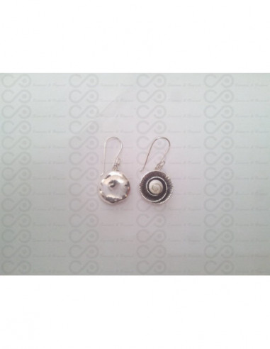 LE 0205 Boucles d'oreilles Shiva Oeil Argent