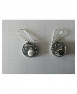 LE 0208 Ohrringe Shiva Auge Silber 2