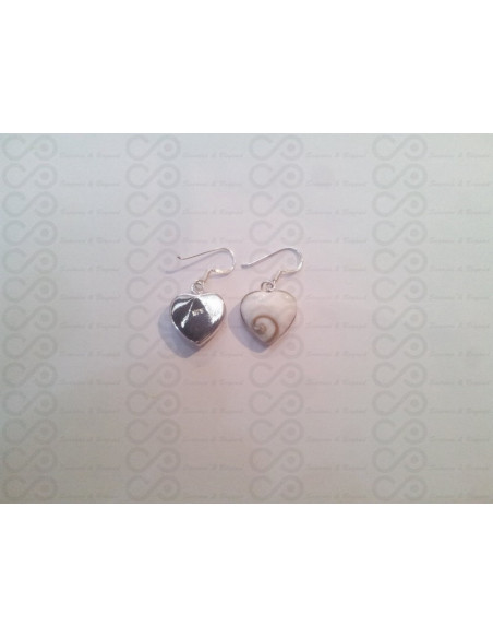 LE 0209 Boucles d'oreilles Shiva Oeil Argent