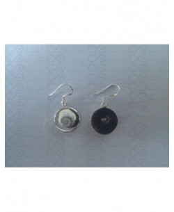 LE 0210 Orecchini in Argento con Occhio di Shiva 2