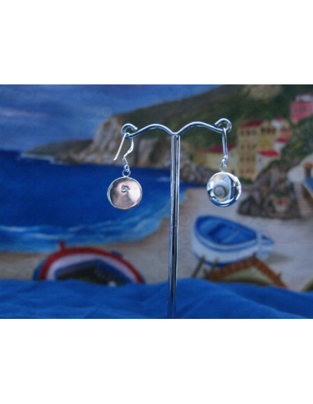 LE 0211 Boucles d'oreilles Shiva Oeil Argent