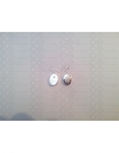 LE 0212 Pendientes Shiva Ojo Plata